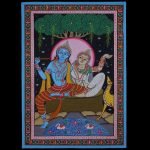 11. Patachitra Painting- Radha Krishna Colourful