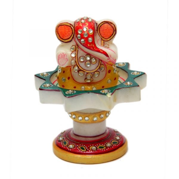 15. Marble Handicraft - Revolving Ganesh