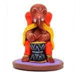 29. Clay Handicraft – Ganesh learning Music