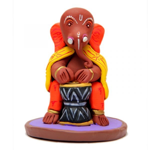 29. Clay Handicraft - Ganesh learning Music