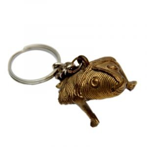3. Dhokra Craft - Frog Keychain