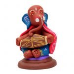 31. Clay Handicraft – Ganesh Playing Dholki