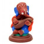32. Clay Handicraft – The Musical Ganesh