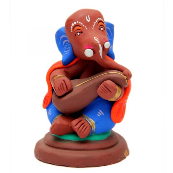 32. Clay Handicraft - The Musical Ganesh