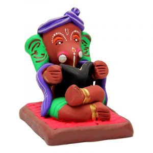 39. Clay Handicraft - The Reading Ganesh