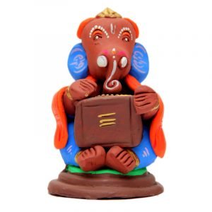 42. Clay Handicraft - Ganesh Learning Harmonium