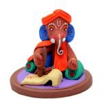 43. Clay Handicraft – The Studying Ganesh