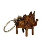 6. Dhokra Craft – Elephant Keychain