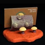 7. Clay Handicraft – Mushroom Card Holder