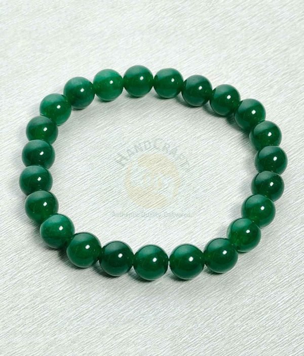 Natural Healing Stone Crystal Bracelet - Green Jade