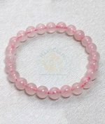 Natural Healing Stone Crystal Bracelet – Rose Quartz