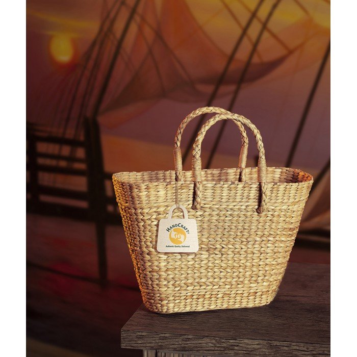 Hand Woven Basket Bag – 001