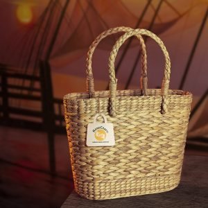 Hand Woven Basket Bag - 002