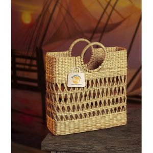 Hand Woven Basket Bag - 016