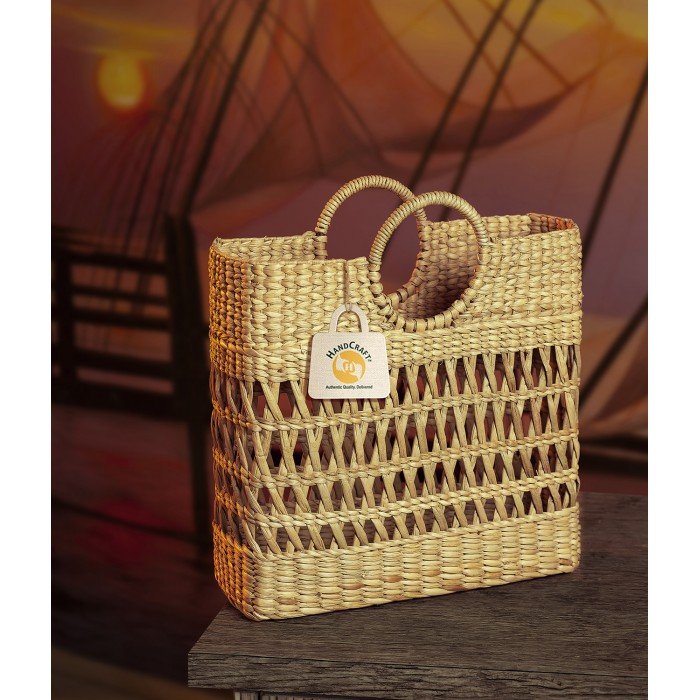 Hand Woven Basket Bag – 016