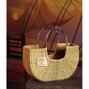 Hand Woven Basket Bag - 026
