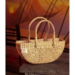 Hand Woven Basket Bag - 013