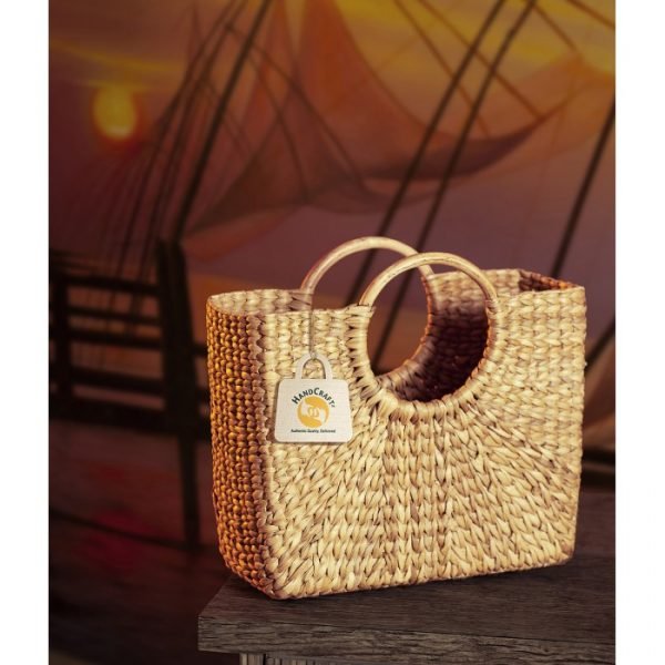 Hand Woven Basket Bag - 027