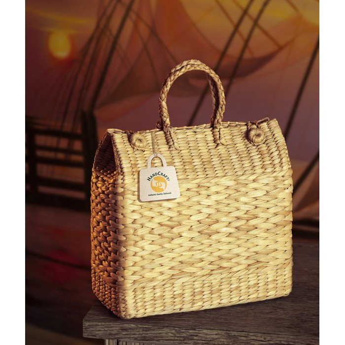 Hand Woven Basket Bag – 006